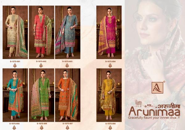 Alok Arunimaa Designer Wear Pashmina Dress Material Collection